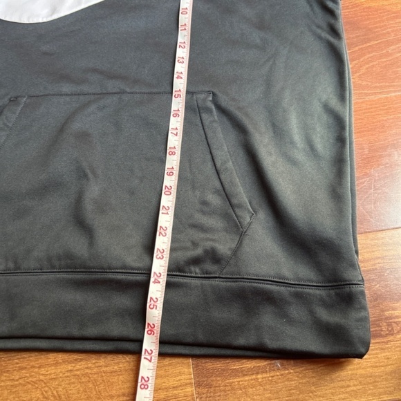NIKE Swoosh Black Pull Over Sweatshirt Hoodie size Medium - Picture 6 of 7